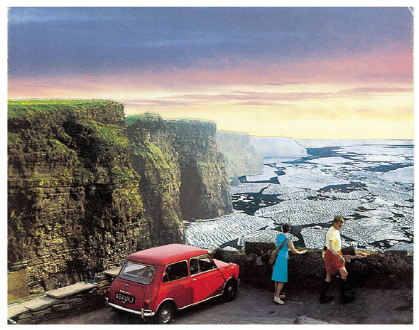 Viewing the Ice Floes from the Cliffs of Moher, Co. Clare, IRELANTIS